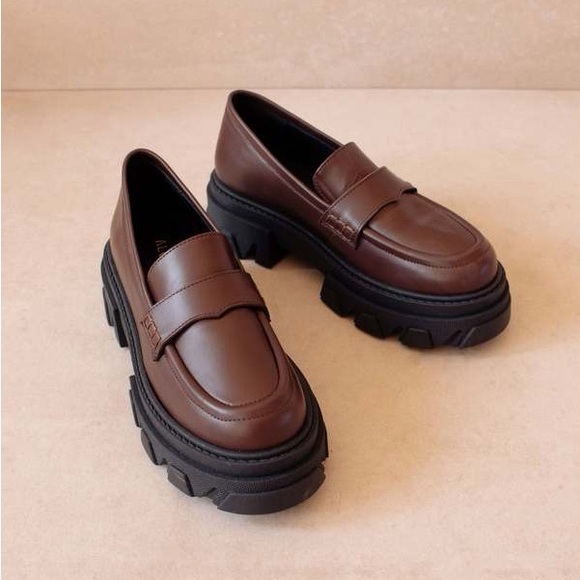 ALOHAS Trailblazer Chunky Loafer in coffee brown 38 - Picture 4 of 16